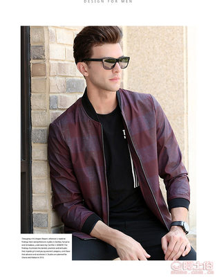 2017新款男士休閑夾克 格子棒球領外套的潮流解讀與選購指南